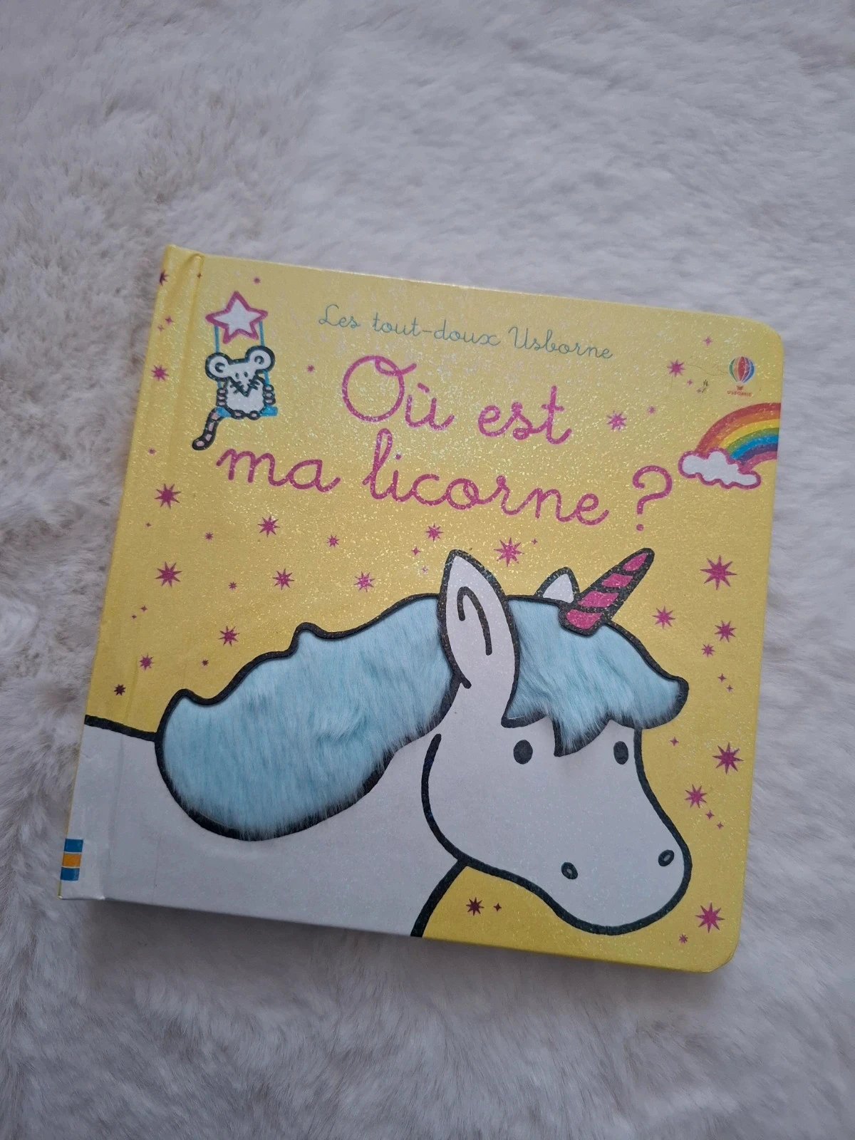 📚 hardback book to touch Where is my unicorn The very soft Usborne – photo 2